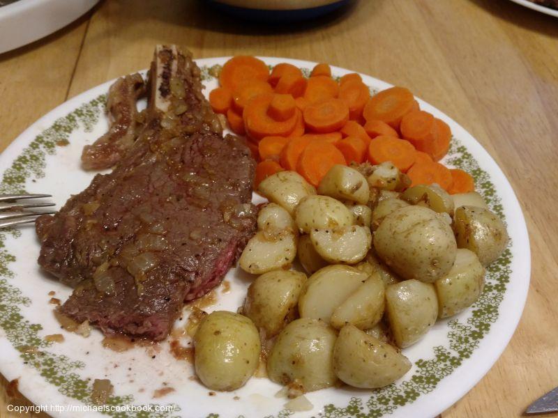 Chef Michael's Baby Potatoes in White Wine Sauce